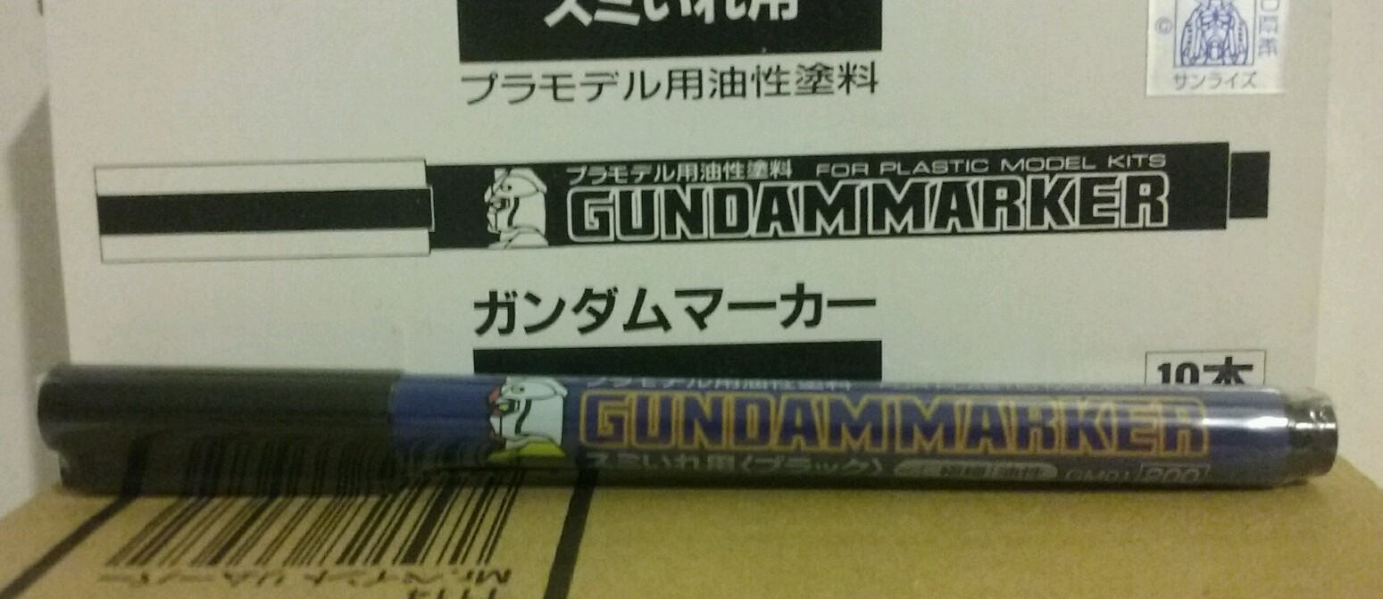 Gunze Sangyo GM01 Black fine line marker.