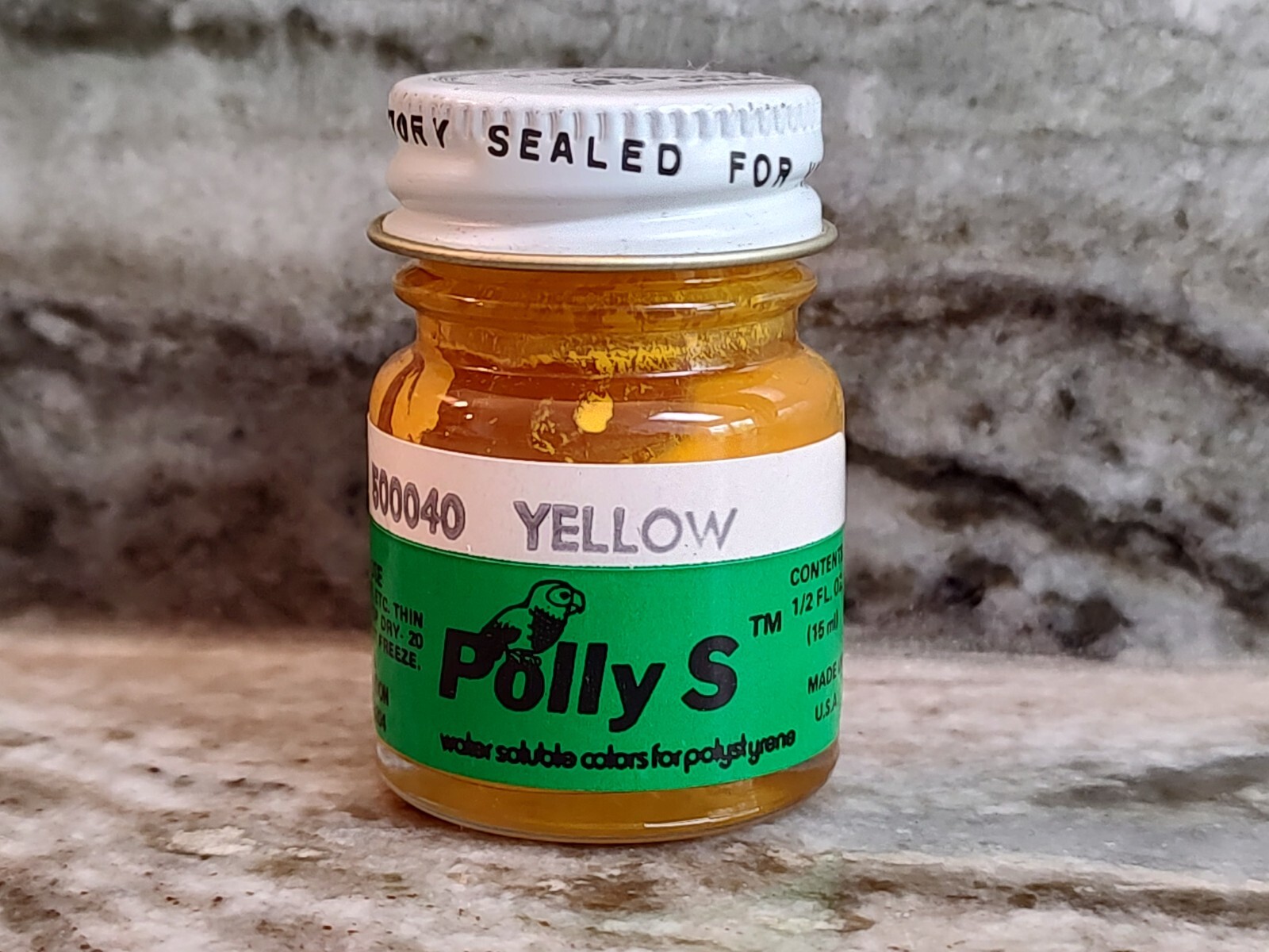 FLOQUIL POLLY S MODEL and HOBBY COLORS PAINT .5oz OUNCE – YELLOW