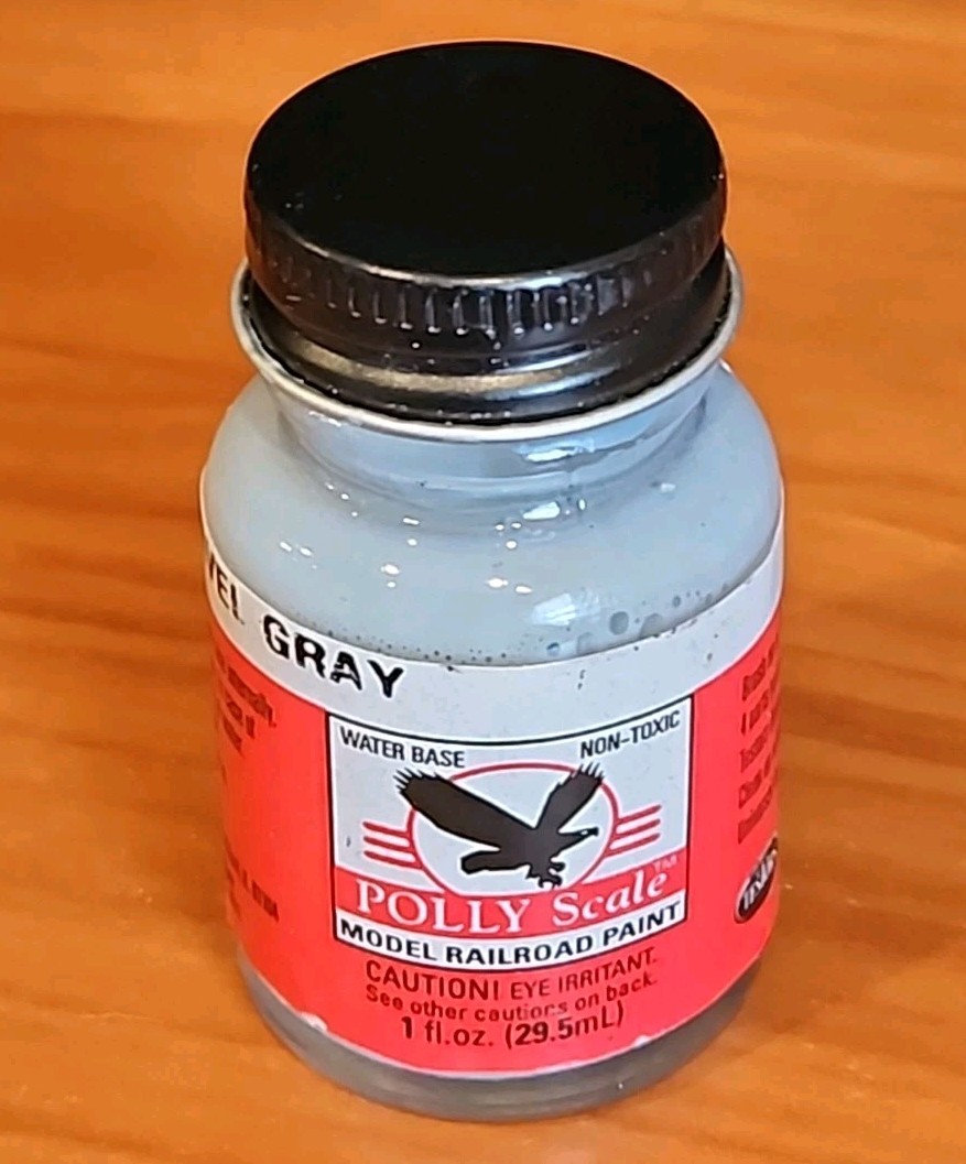 POLLY SCALE RAILROAD COLORS MODEL PAINT 1oz 1 oz – NEW GRAVEL GRAY