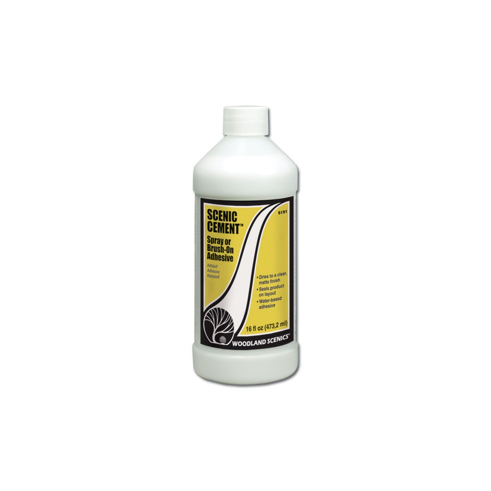 Woodland Scenics Scenic Cement 16oz WOOS191 Train Scenery Non Scale