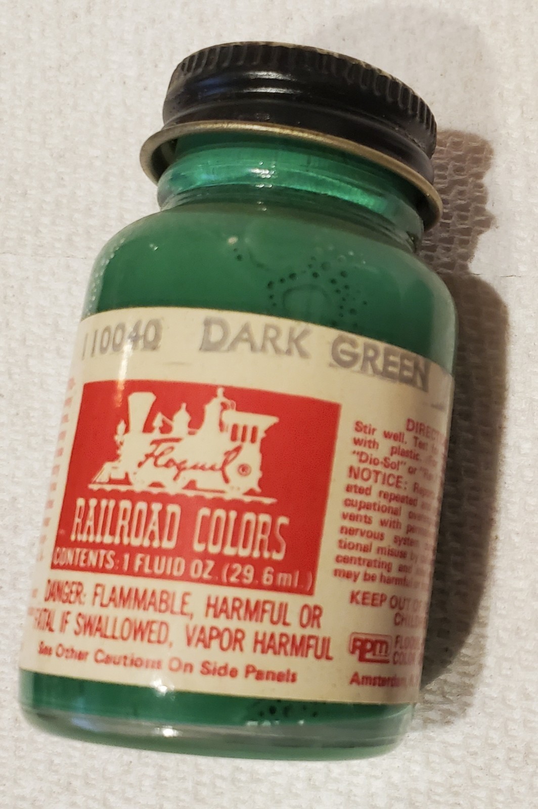 FLOQUIL RAILROAD COLORS MODEL PAINT – 1oz – dark green 110040 (F05)