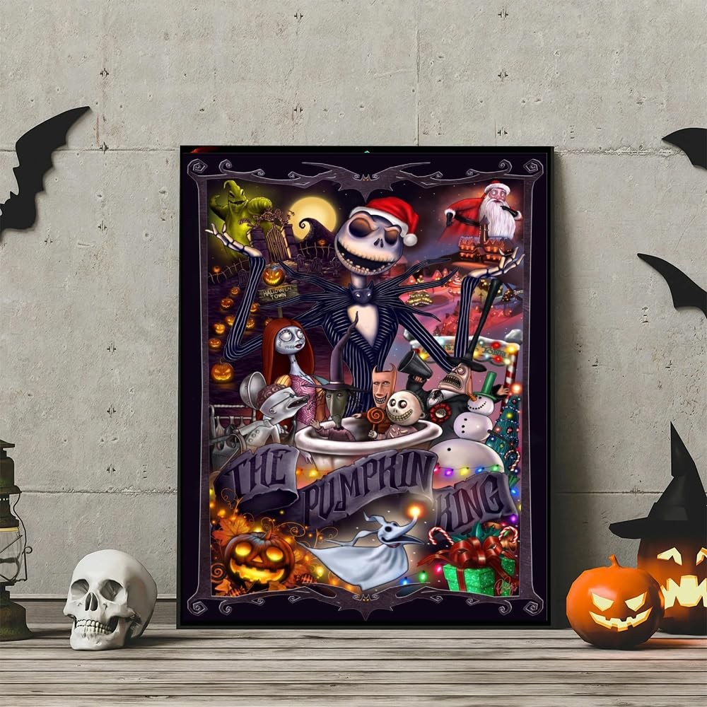 Halloween Diamond Art Kits for Adults,Diamond 12×16 inch, diamond art-26-02
