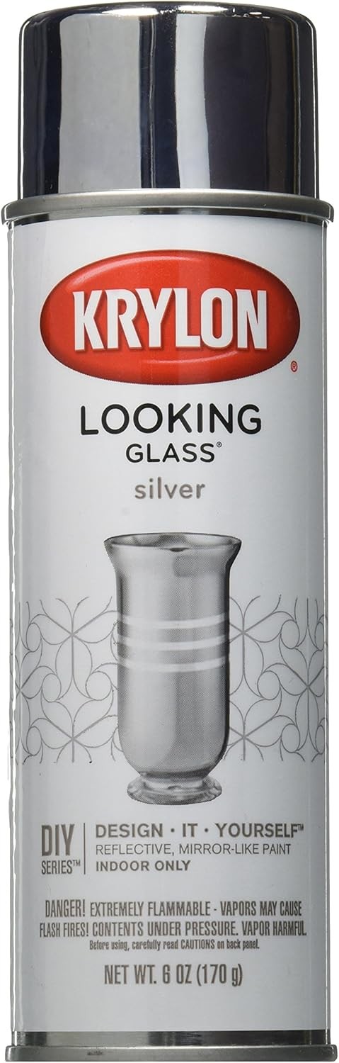 Krylon Looking Glass Silver-Like Aerosol 6 Ounce (Pack of 1),