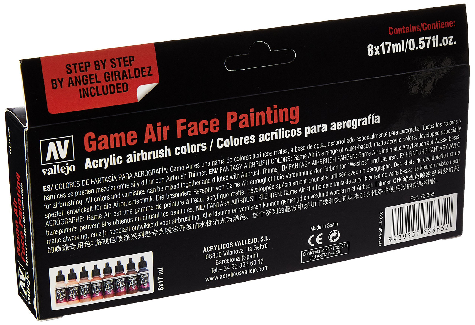 Face Painting Set 17ml Paint