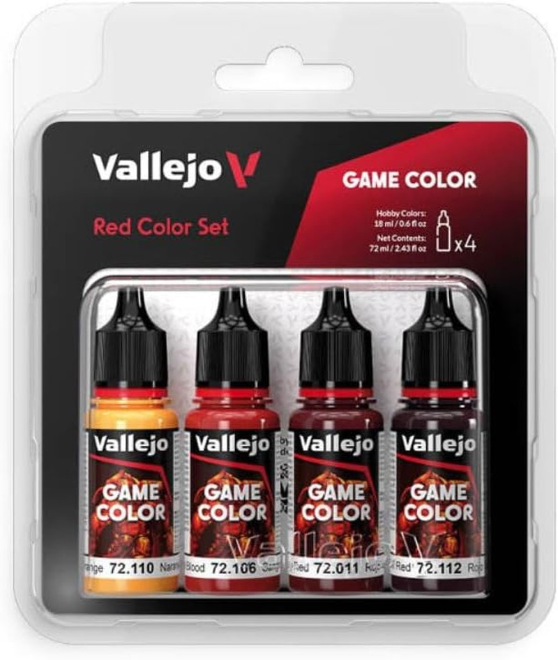 – Blue Color Set | Game Color | Contains 4 Bottles X 18 Ml (0.60 Fl.Oz.)