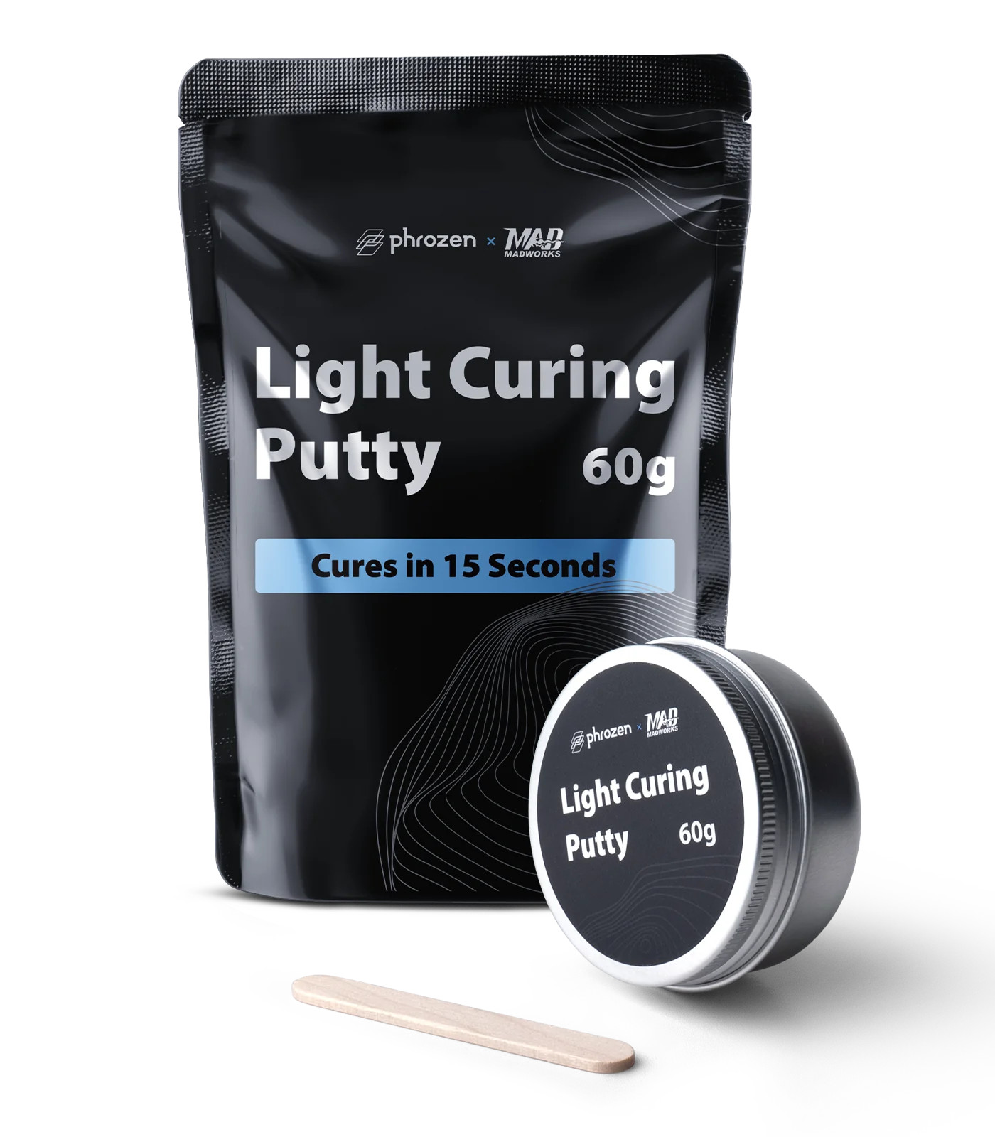 Phrozen x MAD UV Light-Curing Putty (60g) for Model Kit Repairs & Detailing