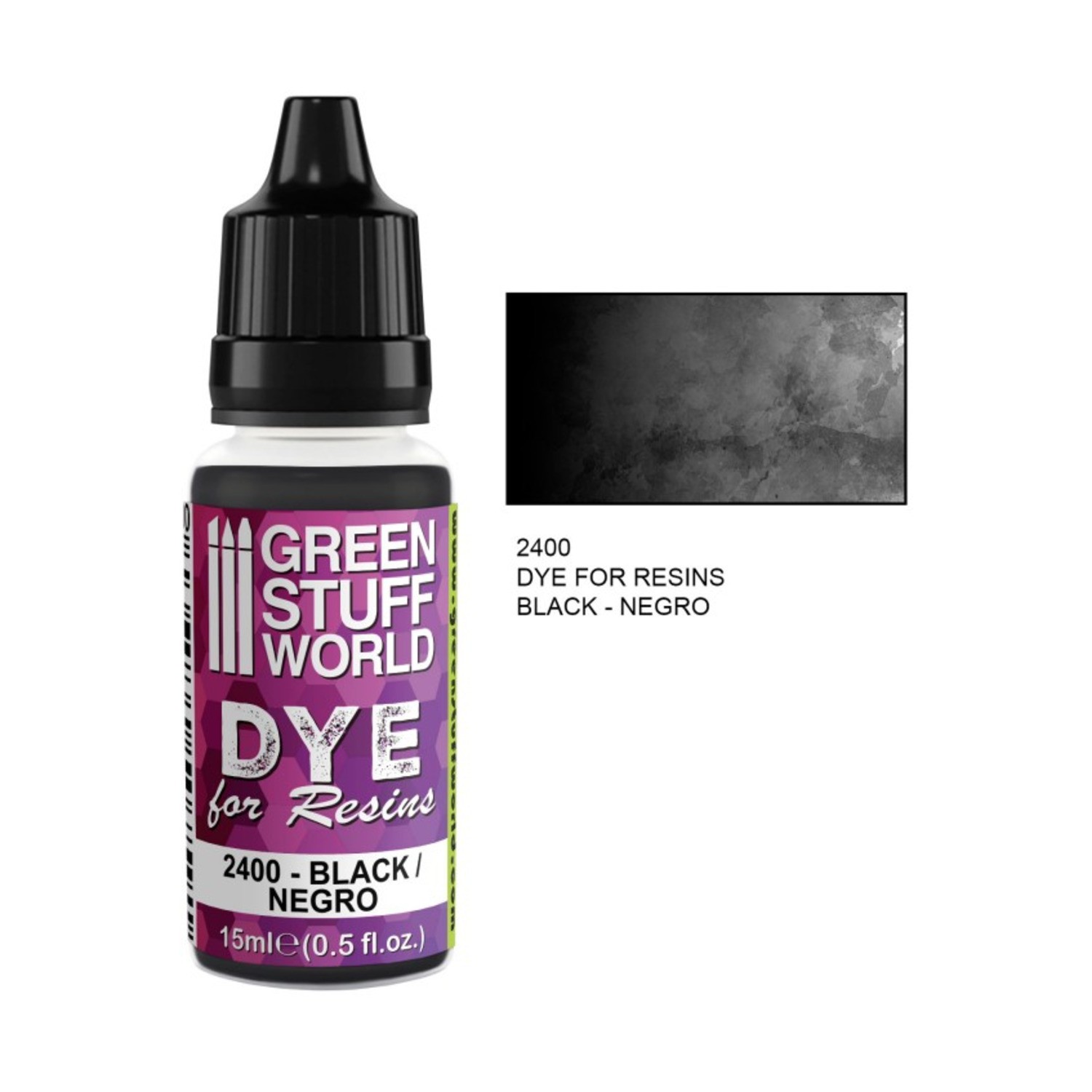 Green Stuff World Paint Dye for Resins – Black (17ml) New