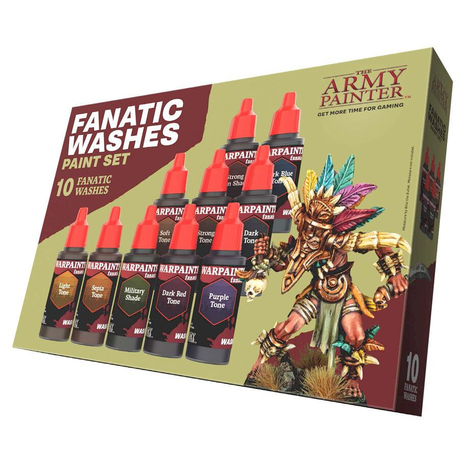 Warpaints Fanatic: Washes Set – Paint Set Kit Army Painter New!
