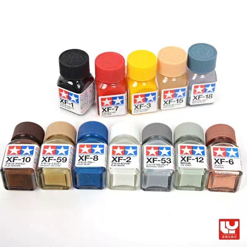 Tamiya XF1-XF28 10ml Enamel Paint Flat/Matte Colors for Model Painting Hobby DIY