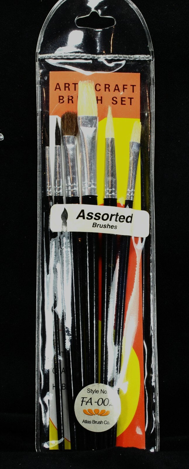 Atlas Brush Co. Economy Paint Brush Set 6-pcs FA-002 ABSR0002