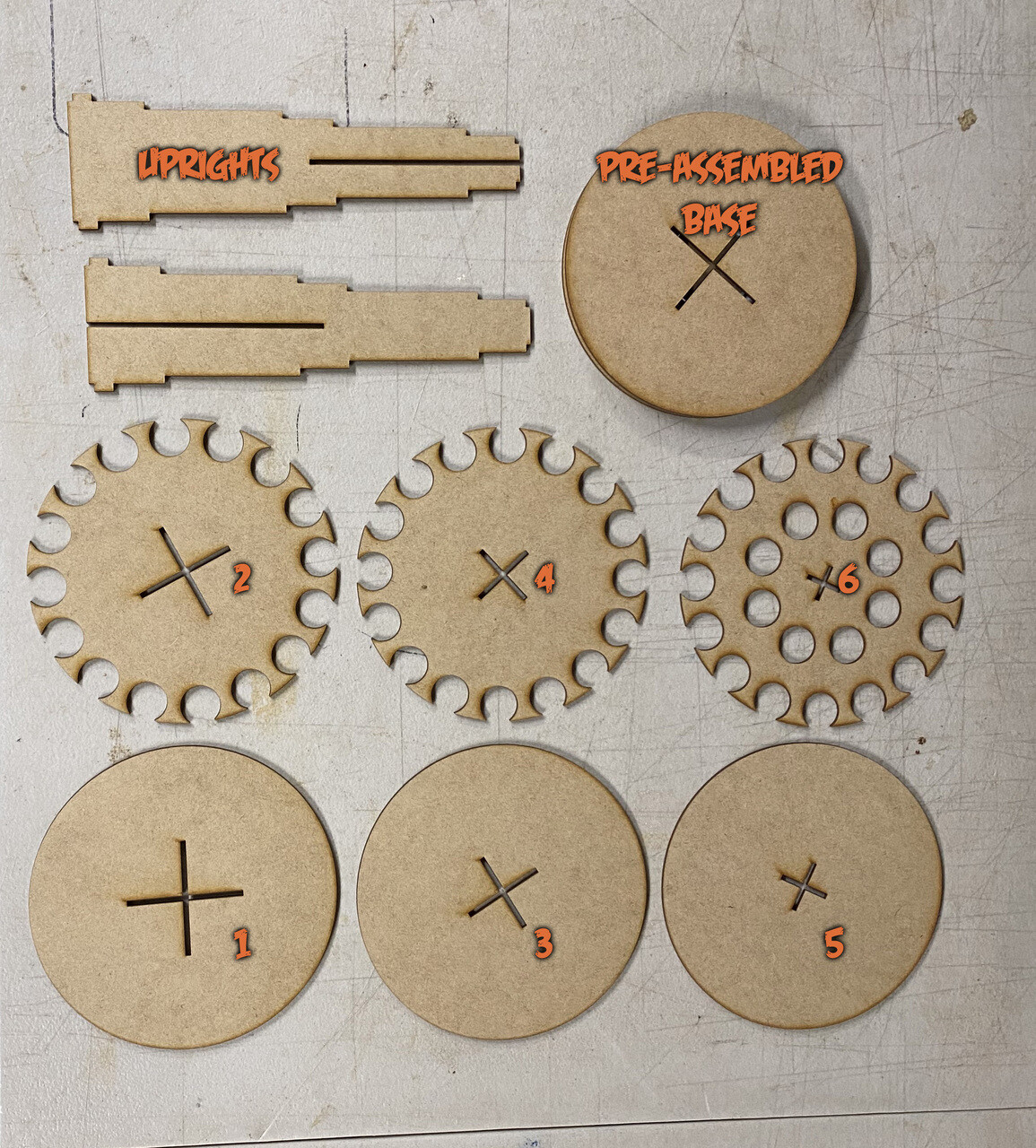 Rotating Paint Rack – For 26mm Dropper Bottles (AMMO, Vallejo, Army Painter, etc
