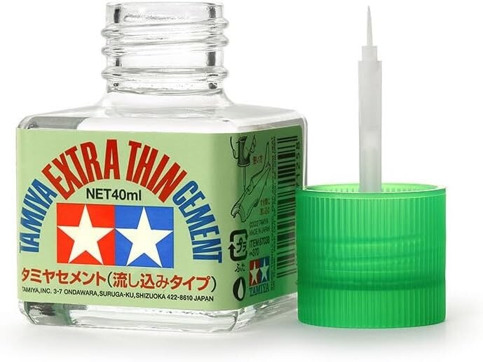 TAMIYA 87038 Extra Thin Cement Glue Fine Tip – 40ml