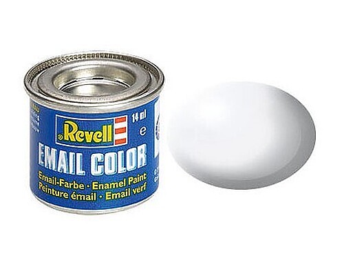 Revell-Germany 14ml. Enamel White Silk Tinlets – Hobby and Model Enamel Paint