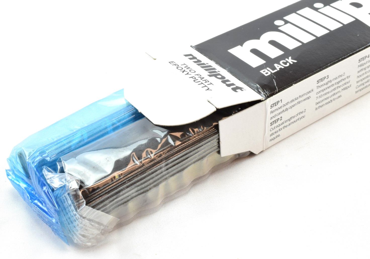 Milliput Black 4oz/113g 2 Part Modeling Sculpting Epoxy Putty Bar