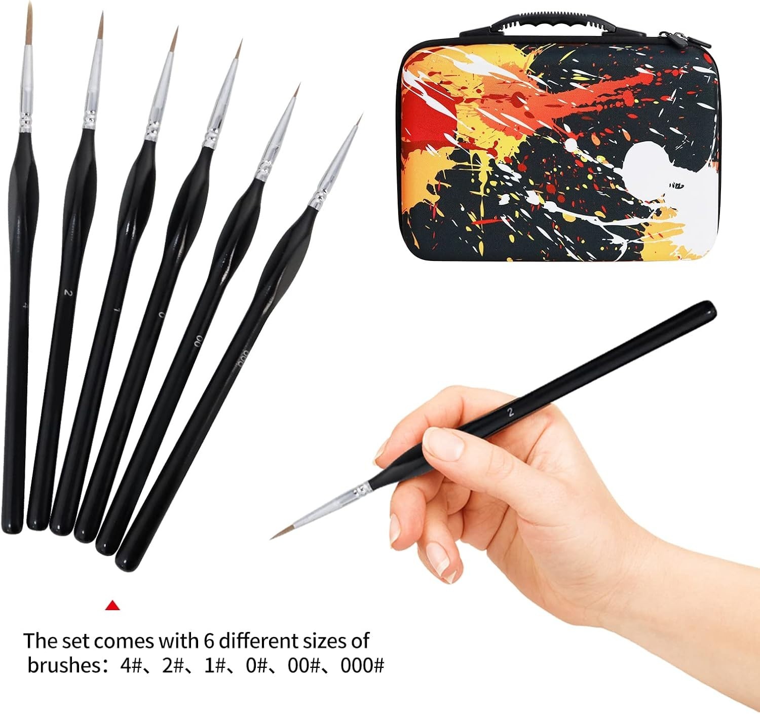 Stylish Model Paint Carrying Case with Custom Sponge Slot & Easy-Travel Design