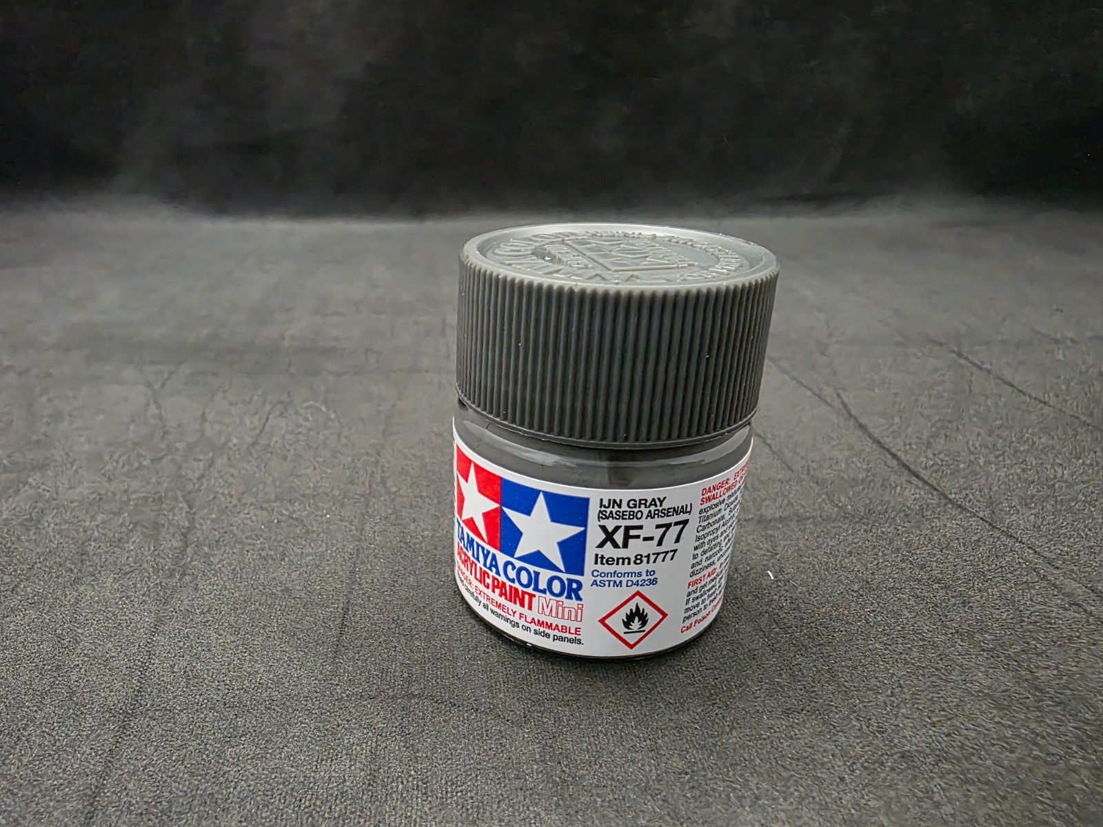 Tamiya XF-77 Flat IJN Gray Acrylic Paint 10ml Mini Bottle 81777