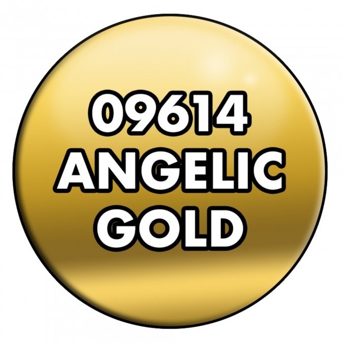 ANGELIC GOLD Reaper Miniatures Master Series Paints REM09614 (0.5 oz Bottle)
