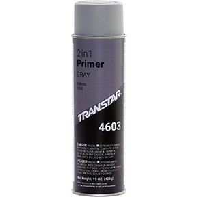 2 in 1 Primer Gray, 15 oz. Aerosol 4603 TRANSTAR 845505000656 Spray Paint