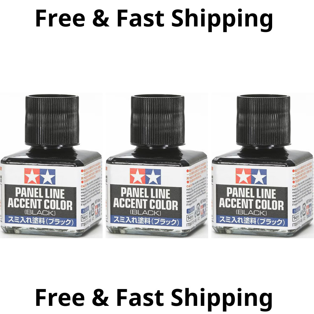 Tamiya 87131 Panel Line Accent Color Black 3 PACKS USA Stock