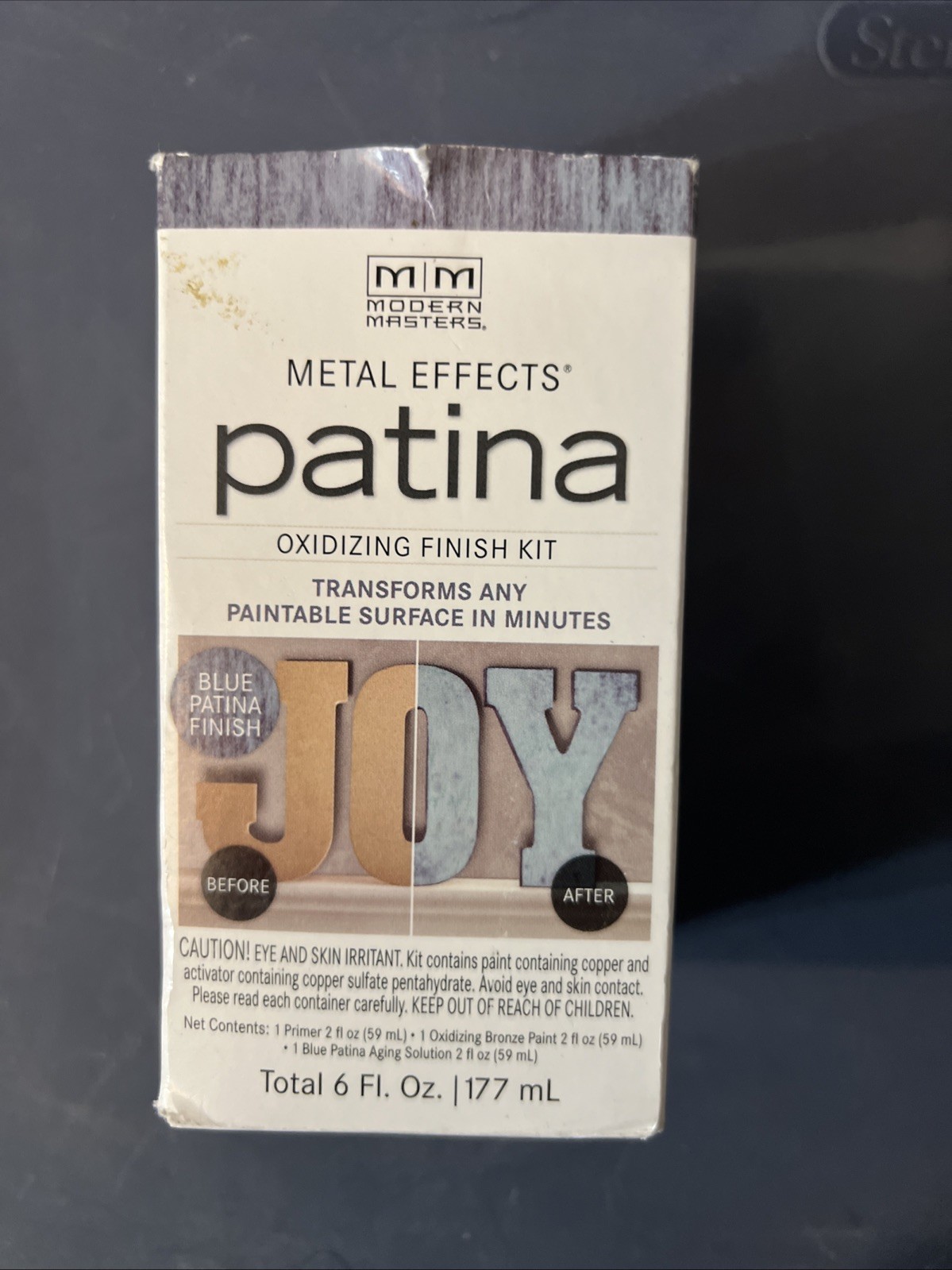 NEW 306291 Modern Masters Metal Effects Patina Kit, blue, 2-oz. FREE SHiPPING