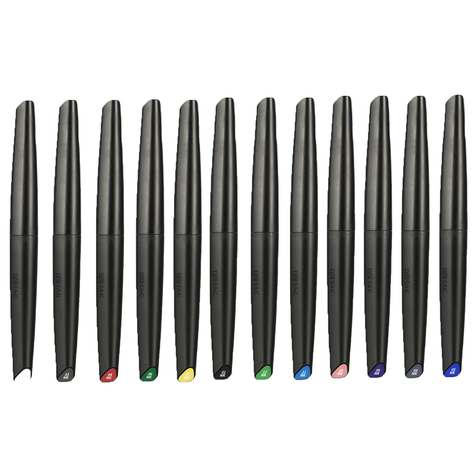 DSPIAE MK/MKF/MKM Water-Base Soft Tipped Markers Waterproof