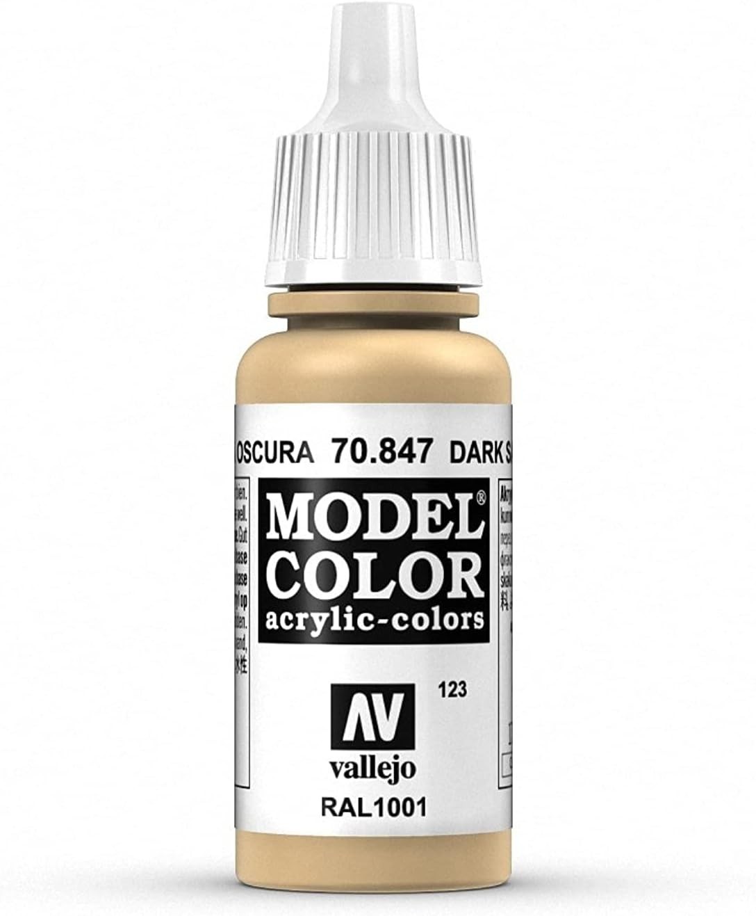 Versatile 17ml Dark Sand Paint – Perfect for Metal & Plastic Art Creations
