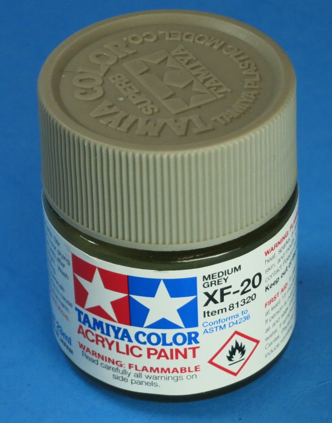 Tamiya Acrylic 23ml 81320 XF-20 Medium Gray