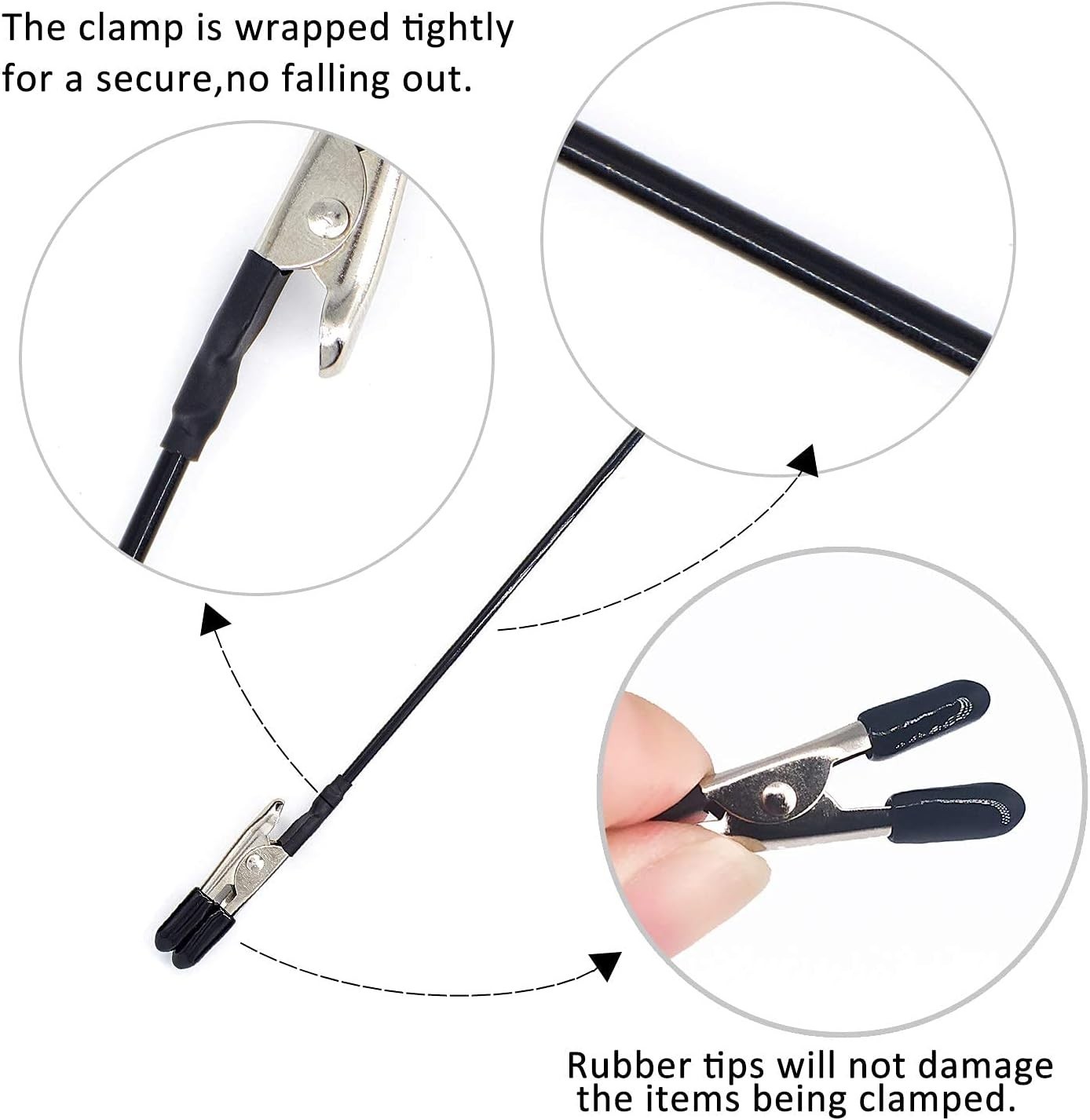Compact 360-Degree Painting Base Holder & Alligator Clips – No Assembly Required