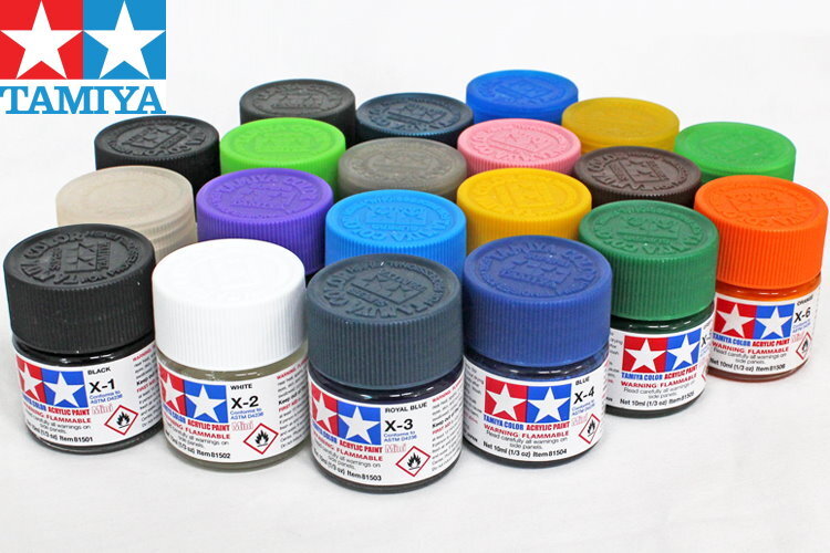 Tamiya Color Acrylic Paint Gloss 81501-81535 X-1 to X-35 (10ml) multiple choice