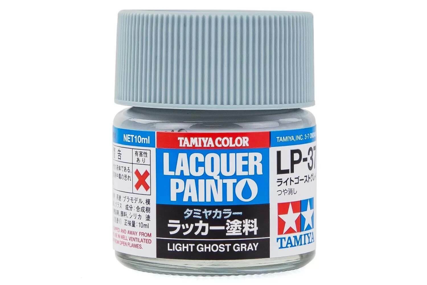 Tamiya Lacquer LP-37 Light Ghost Gray Paint Jar 82137