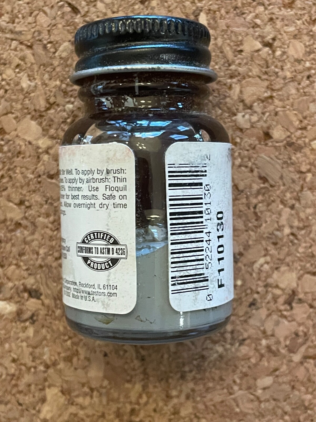 New Bottle of Vintage Floquil – 110130 – SP Lettering Gray – 1oz