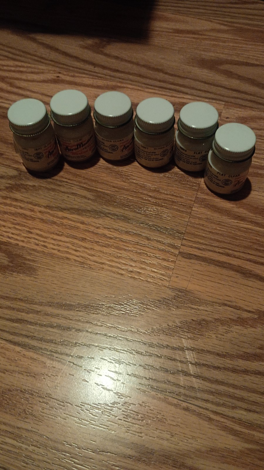 Aeromaster paint lot gloss flat semi gloss clear 6 bottles !