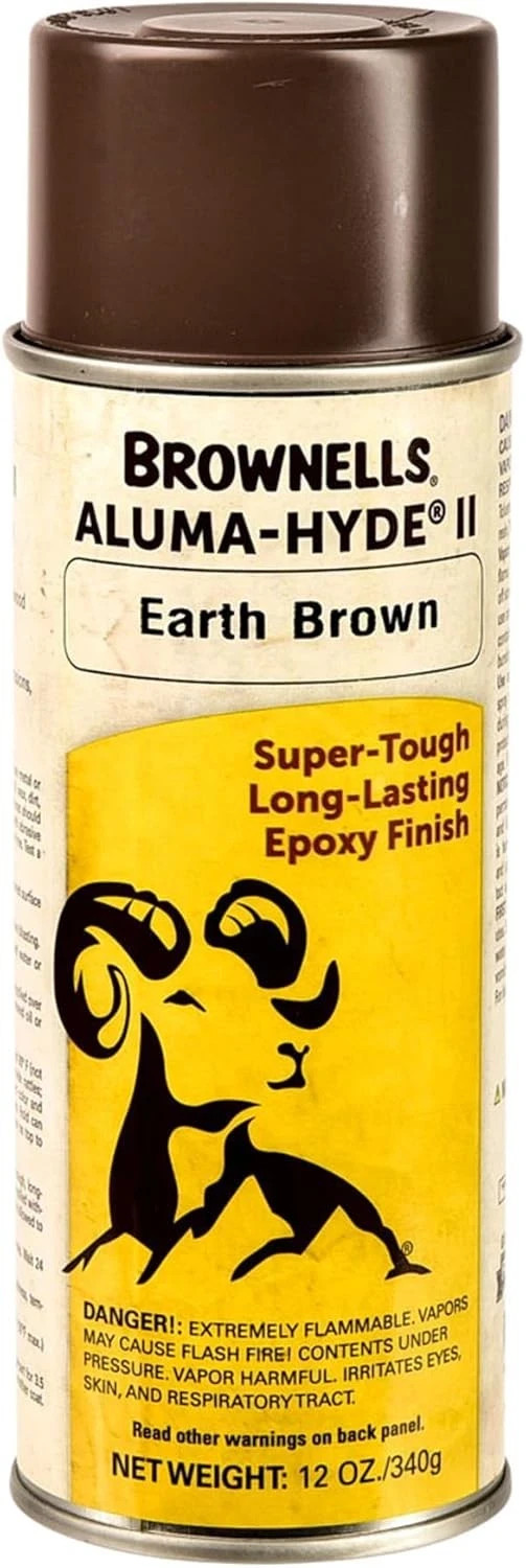 Brownells Aluma-Hyde II Epoxy Based Firearm 12 Ounce (Pack of 1), Earth Brown