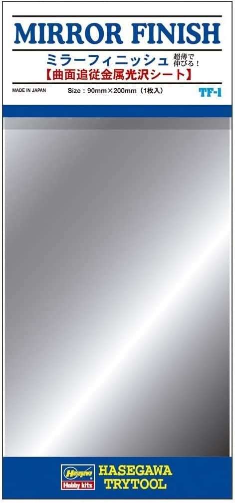 Hasegawa TF01 Tri-Tool Mirror Finish Ultra flexible thin clear film Japan