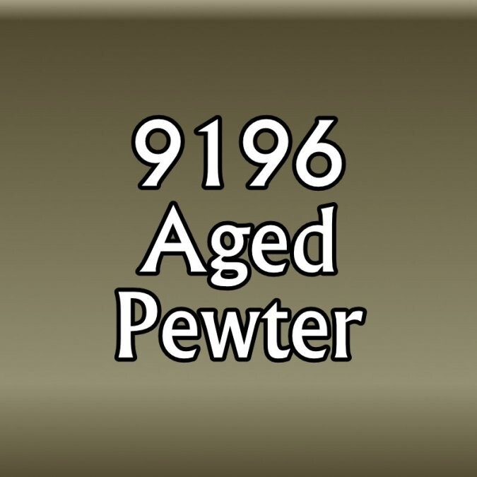 AGED PEWTER Reaper Miniatures Master Series Paints REM09196 (0.5 oz Bottle)