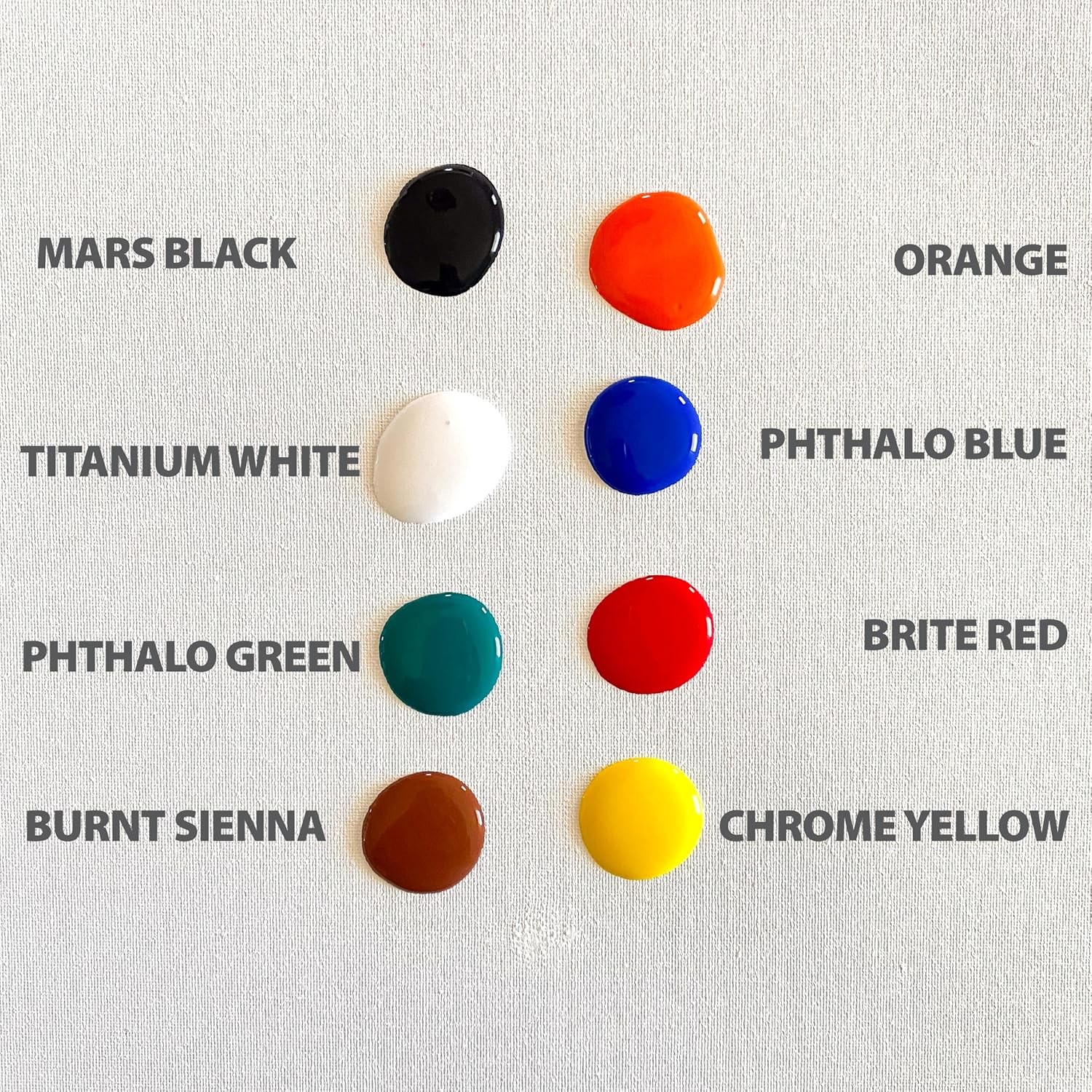 Acrylic Paint Set of 8 Colors | 8 oz Bottles | Student Primary Colors Acrylics