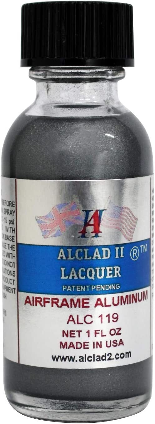 Alclad II ALC-119 Airframe Aluminum Lacquer Paint 1oz – US Fast Ship