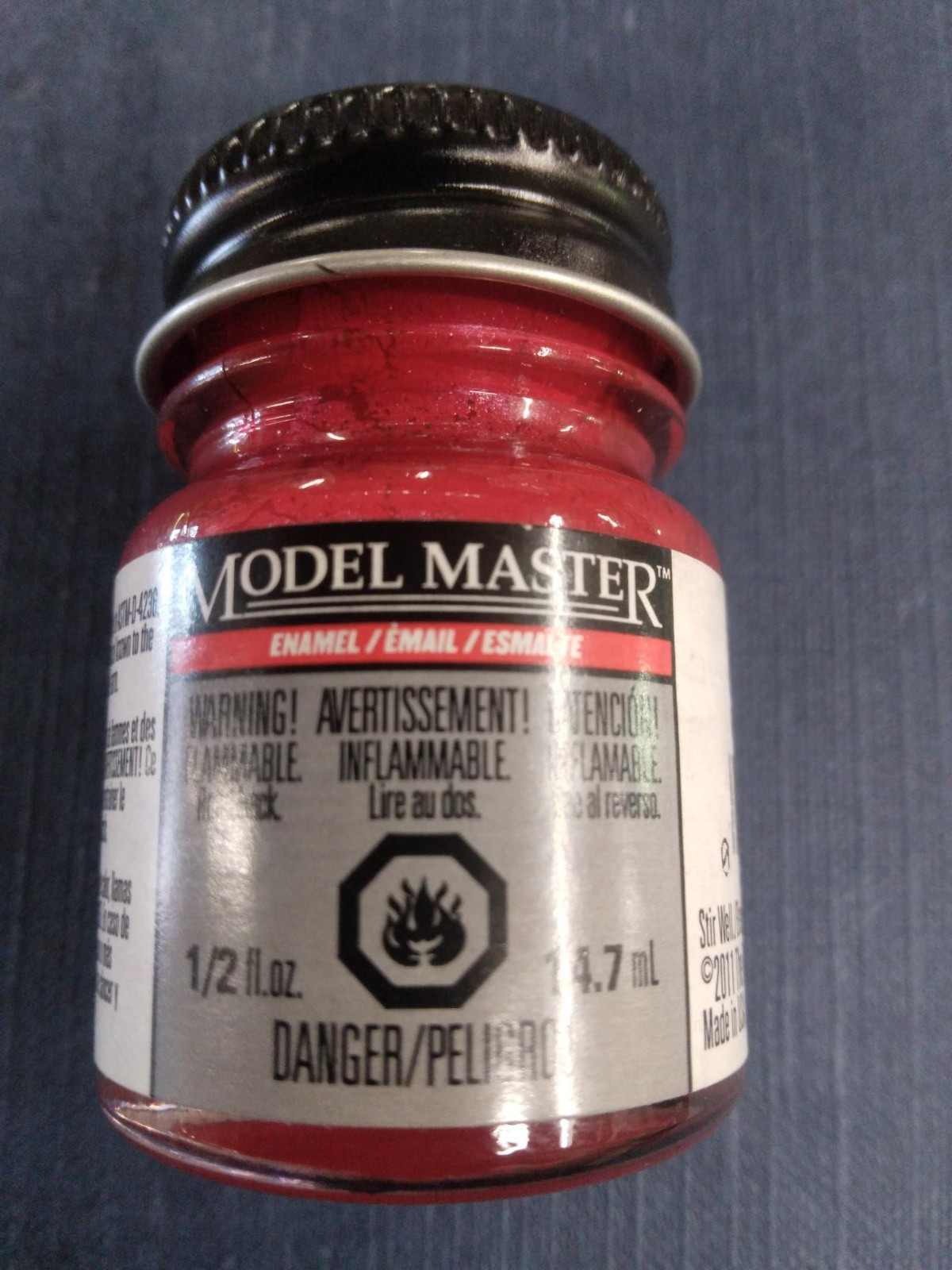 TESTORS Model Master 0.5 oz paint Bright Red Pearl 2775