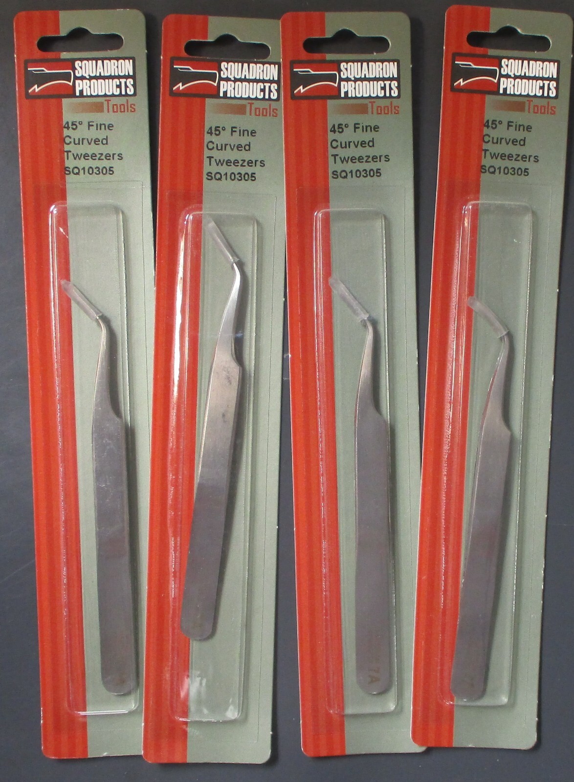 Squadron Products Tools 45 Degree Fine Curved Tweezer item No. SQ10305 (4)