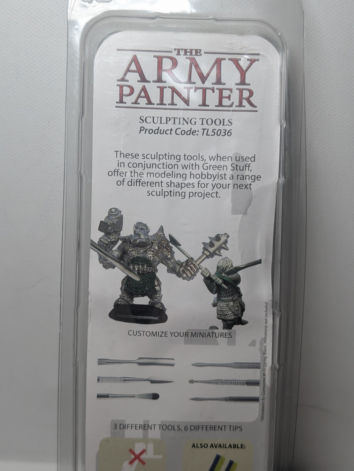 The Army Painter Sculpting Tools TL5036 Miniature Model Hobby Tools 3pc Set