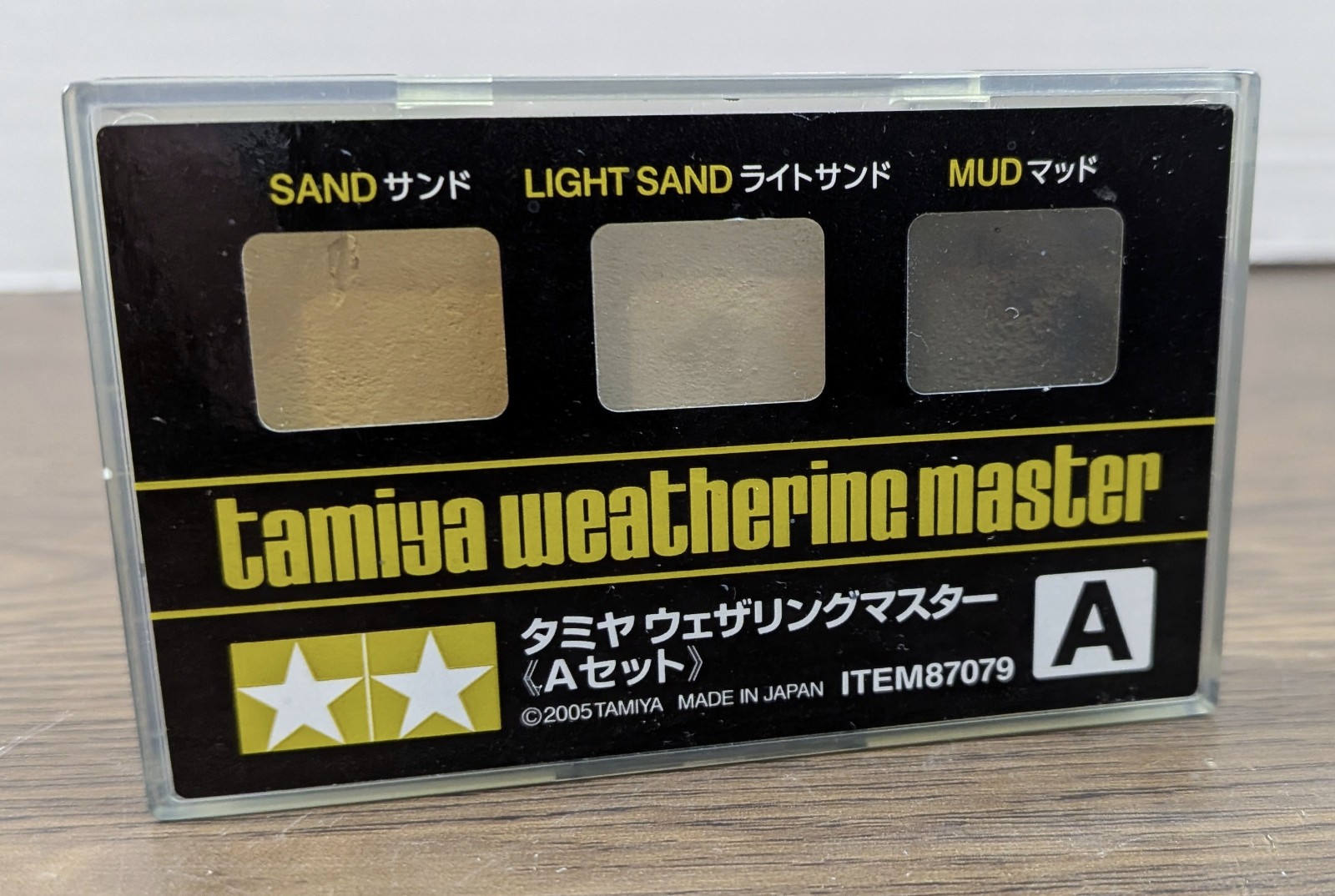 Tamiya Weathering Master Set A – 87079 (Sand, Light Sand, Mud) Model Making