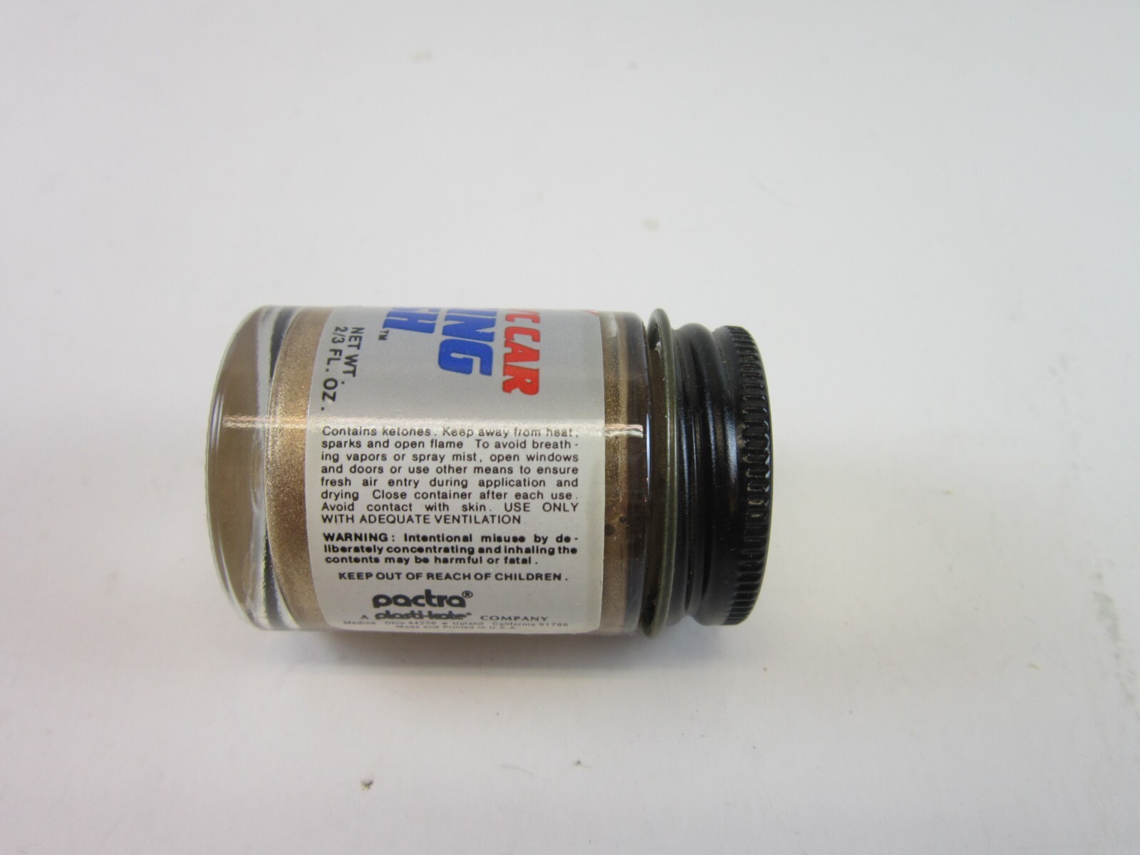 Pactra R/C Car Racing Finish RC63 Grand Prix Gold 2/3 Oz New