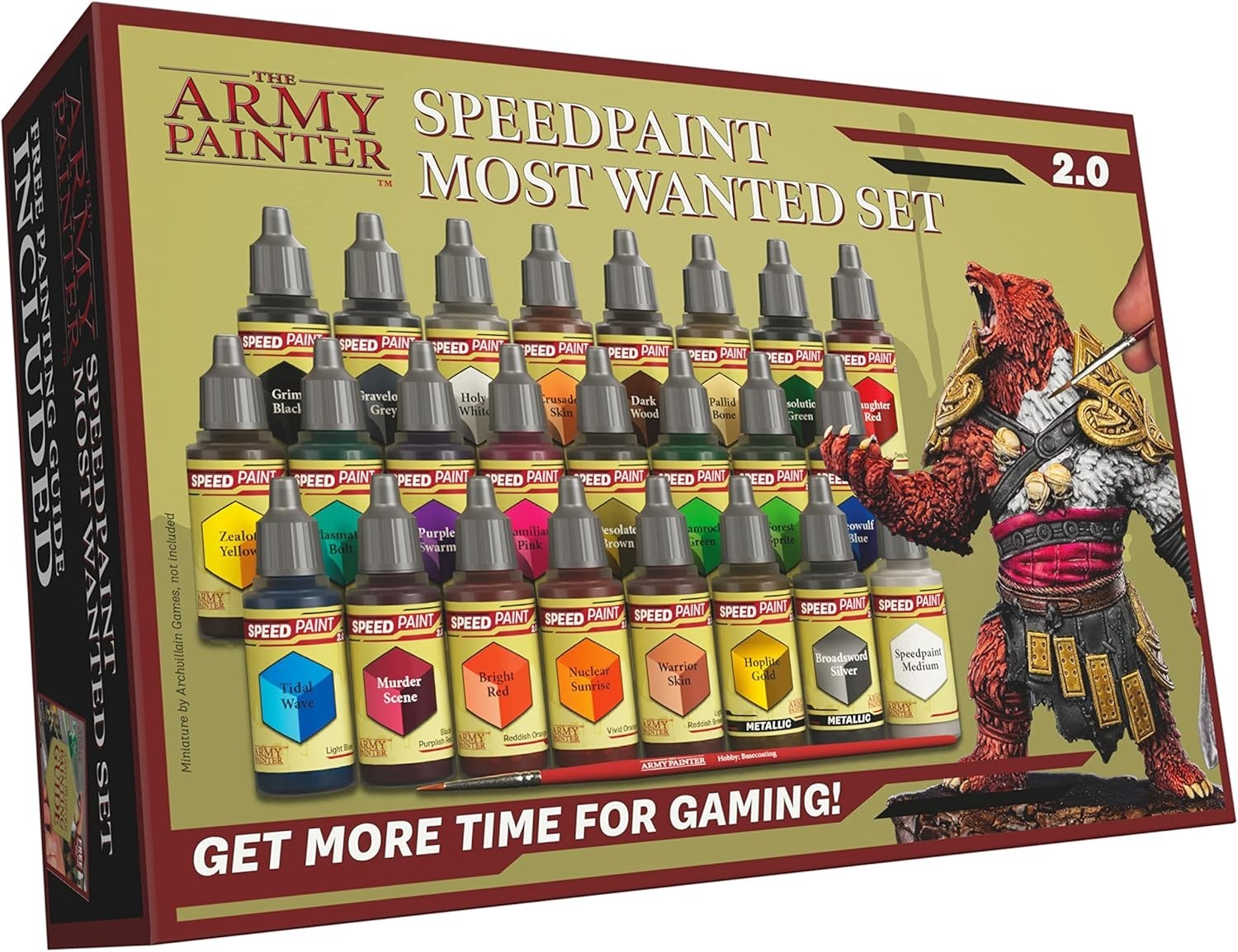 The Army Painter, Speedpaint 2.0, Most Wanted Paint Set, 24 x 18ml Speedpaint