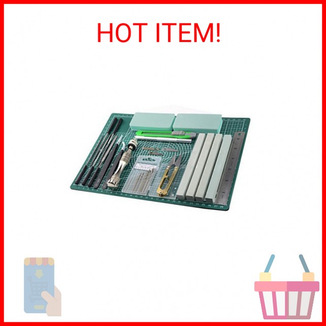 BXQINLENX Professional 25 PCS Model Tools Kit Modeler Basic Tools Craft Set Hobb