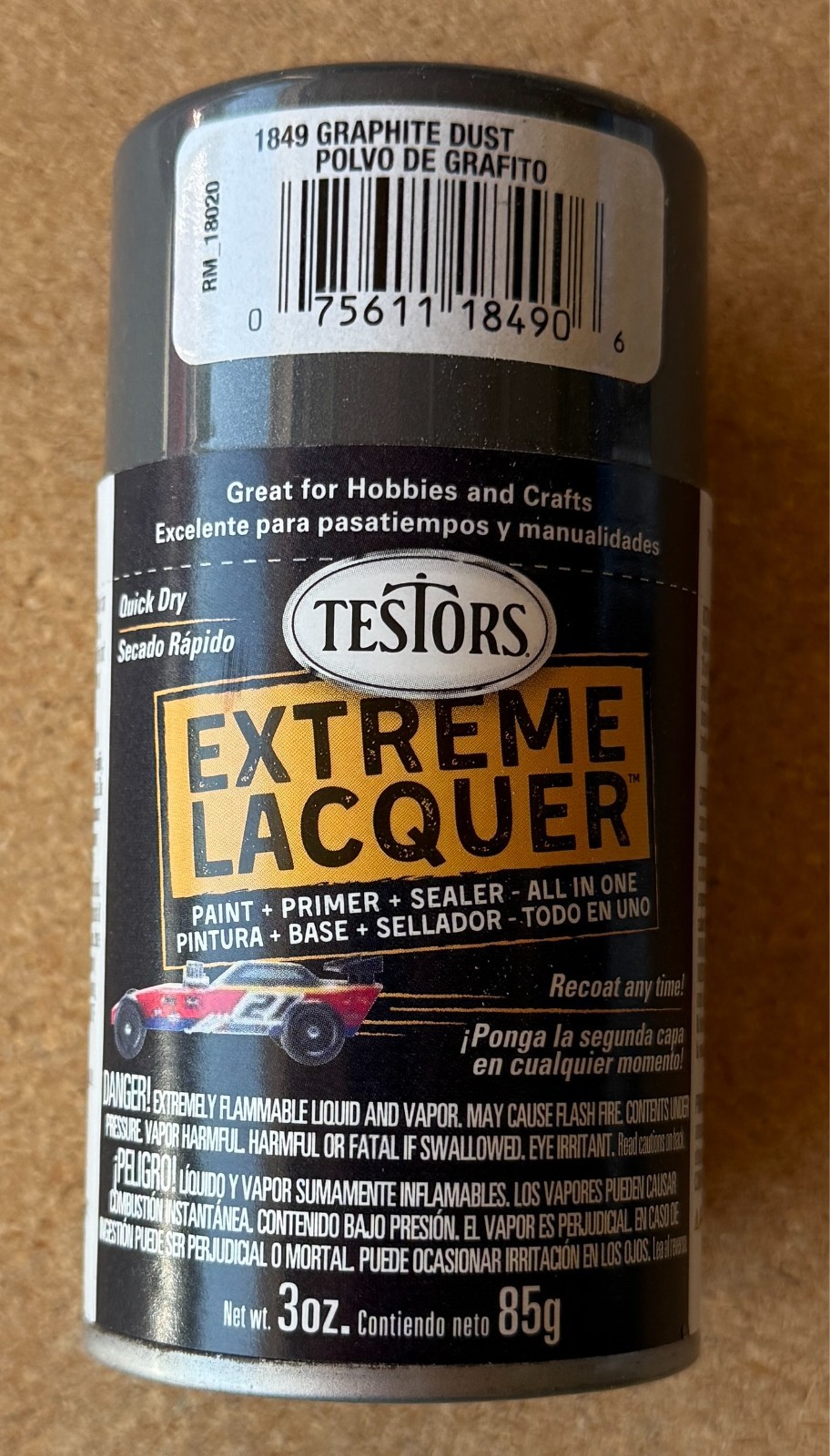 Testors Extreme Lacquer One Coat Lacquer and Enamel Spray Cans