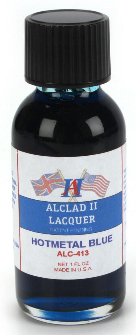 Alclad II ALC-413 Hot Metal Blue Lacquer Paint 1oz – US Fast Ship