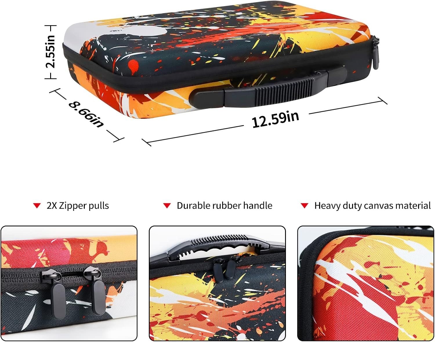 Stylish Model Paint Carrying Case with Custom Sponge Slot & Easy-Travel Design