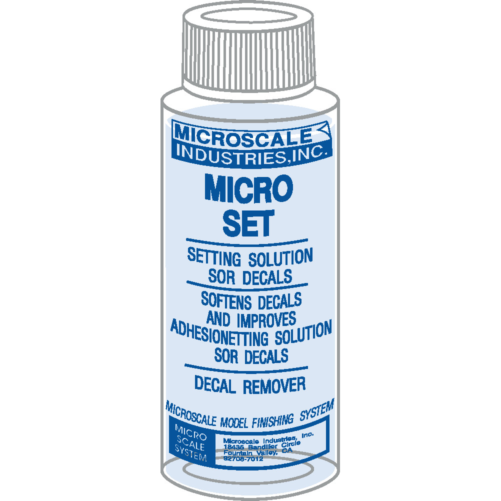 Microscale Micro Set Decal Setting Solution 1oz