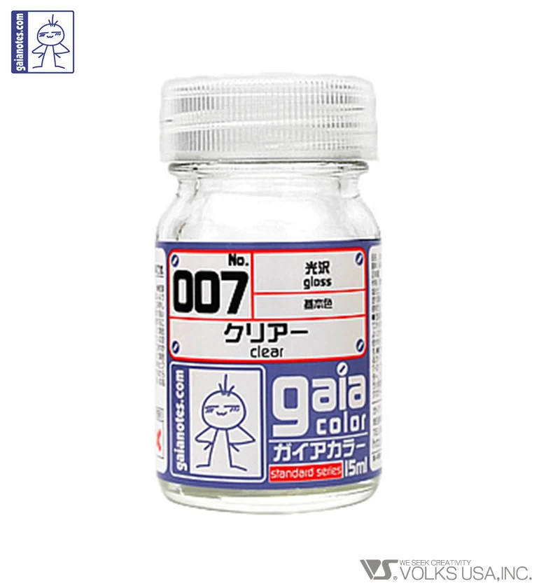 Gaia Color Lacquer GC007 Clear Gloss 15ml
