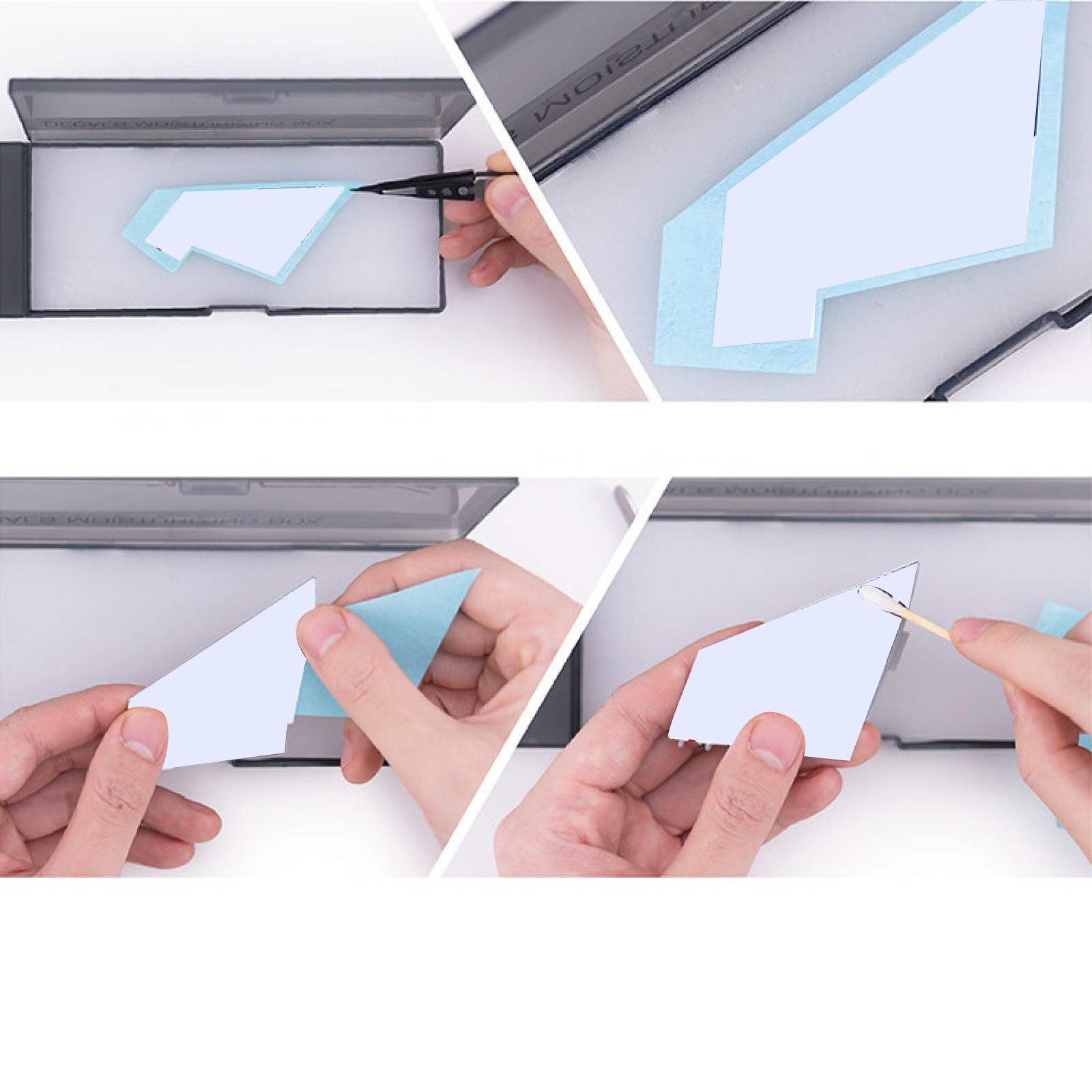 For Gundam Model Tools Decals Sticker Case DIY Making Water Decals Sticker Box